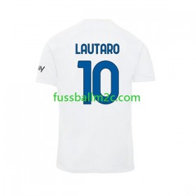 Fußballtrikots Inter Mailand Lautaro Martinez 10 Auswärts Trikotsatz 2023-2024